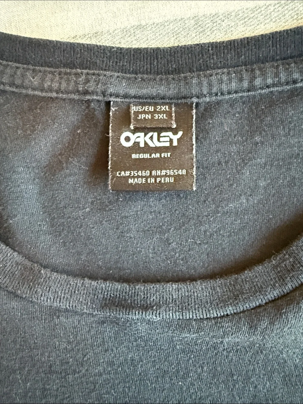 Oakley Black Short-Sleeve Tee with Neon Graphic
